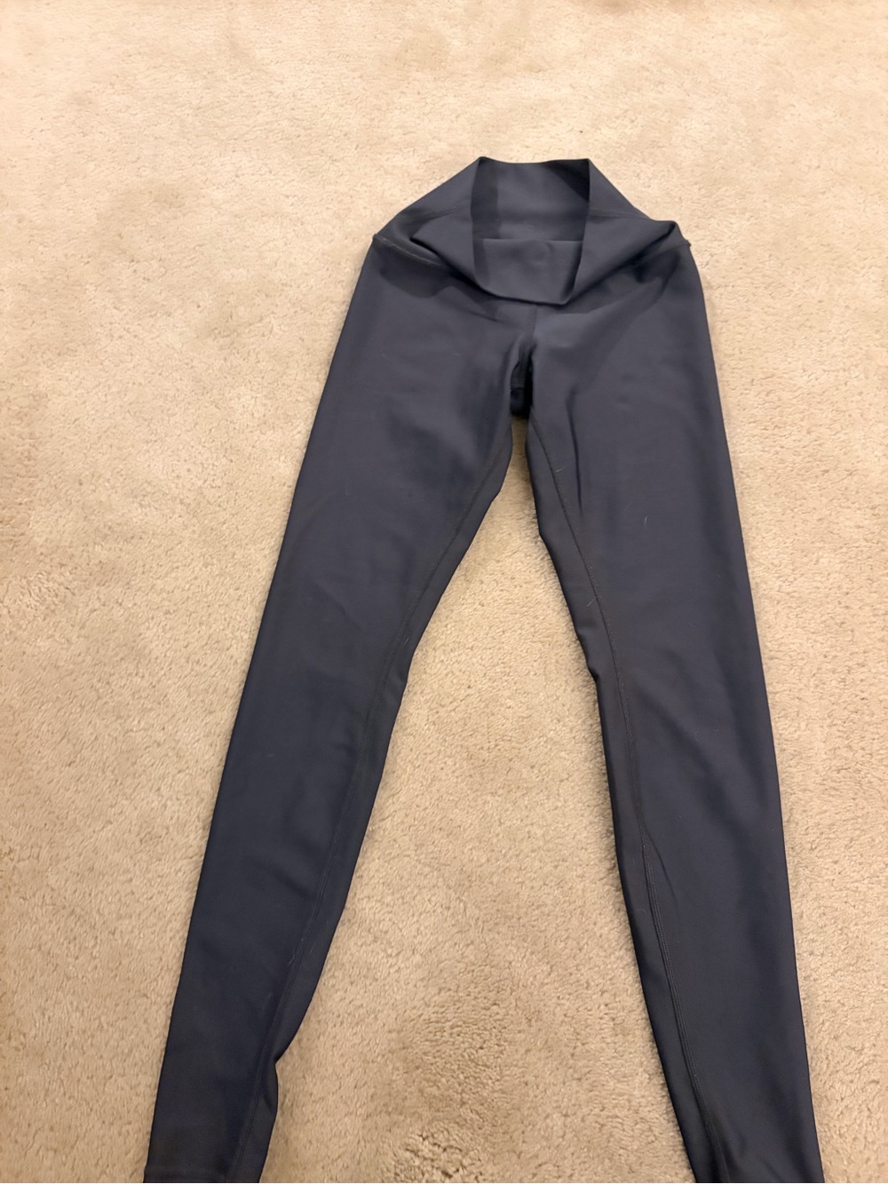 ALO Yoga Grey Leggings - Smooth Stretch Active Bottoms